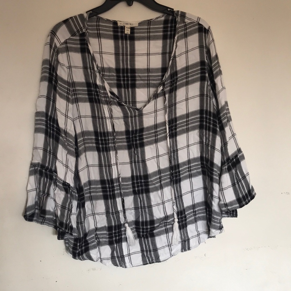 B&W blouse